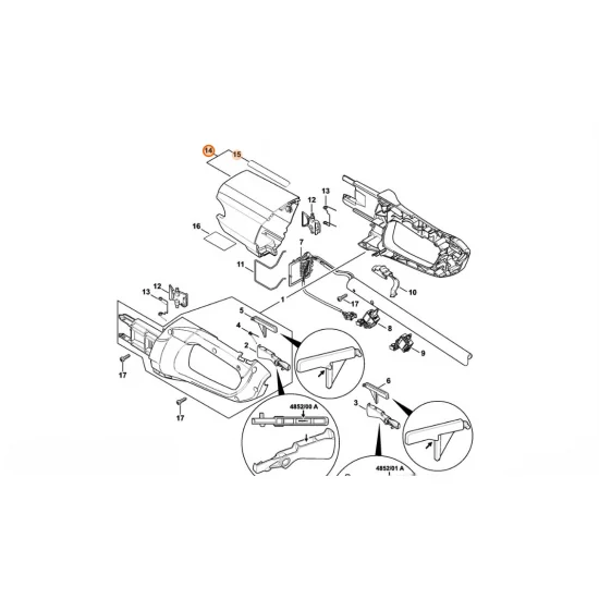 STIHL  Osłona FSA 65 4852 600 3500
